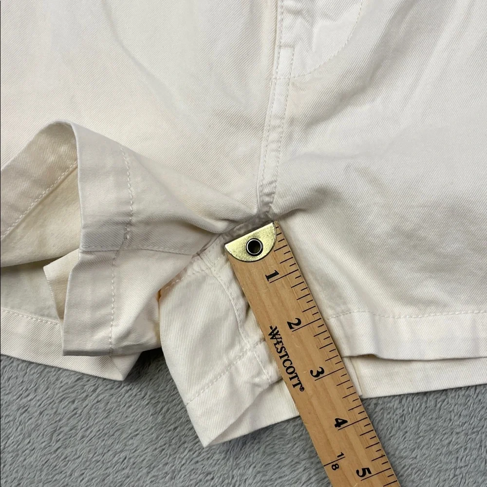 NEW Madewell 33 High Waist White Cream‎ Paperbag Shorts